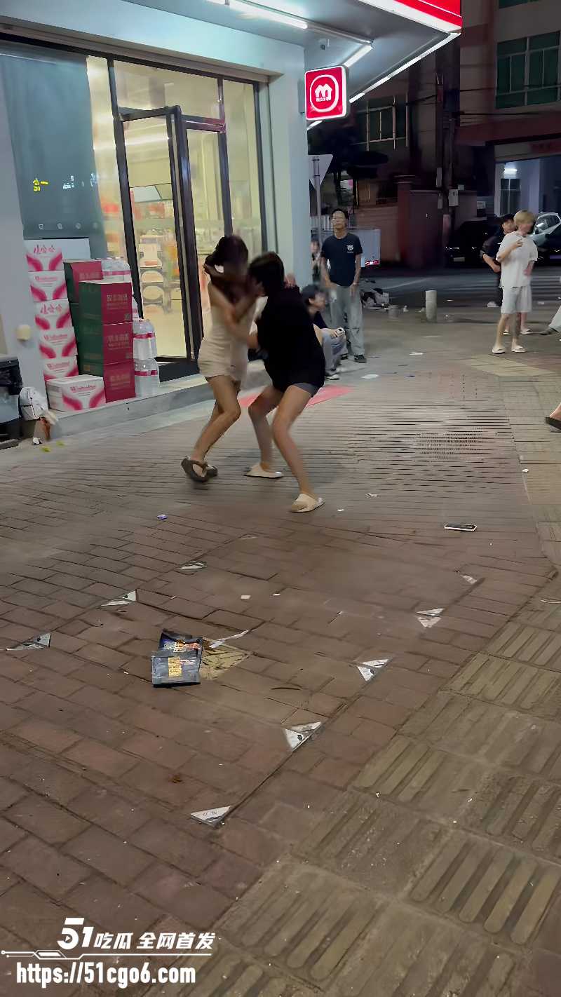 精神小妹当街打架 1 精神小妹当街打架 1